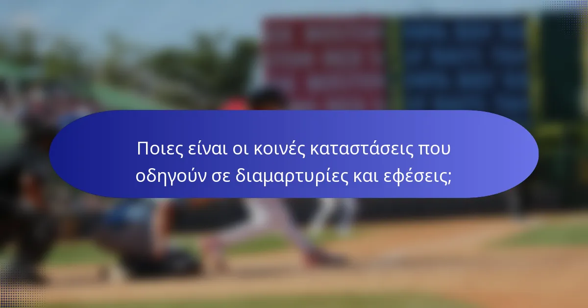 Ποιες είναι οι κοινές καταστάσεις που οδηγούν σε διαμαρτυρίες και εφέσεις;